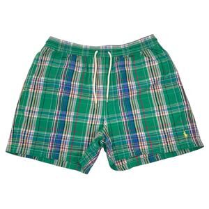 Polo Ralph Lauren Vintage Mens XL Plaid Swim Trunk Shorts